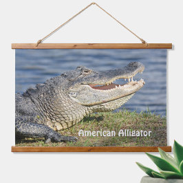 Tapisserie Suspendue Alligator Wildlife Nature Closeup Photographie