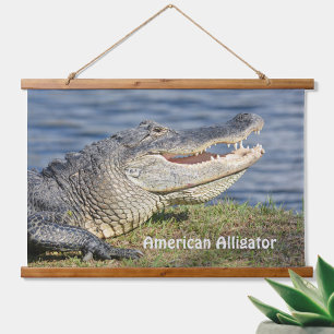 Tapisserie Suspendue Alligator Wildlife Nature Closeup Photographie