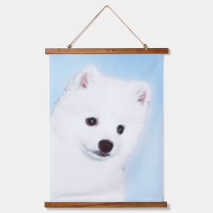 Tapisserie Suspendue American Eskimo Dog Painting - Original Dog Art