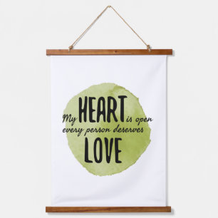 Tapisserie Suspendue amour personnel vibes positives pour la vie accept