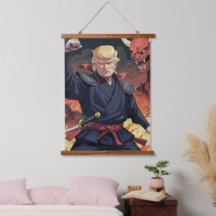 Tapisserie Suspendue Anime Trump - Première levée