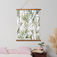 Aquarelle Bambou Arbres Imprimer