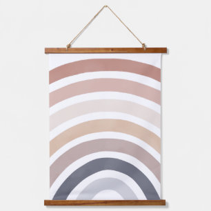 Tapisserie Suspendue Aquarelle neutre Salle pour enfants arc-en-ciel