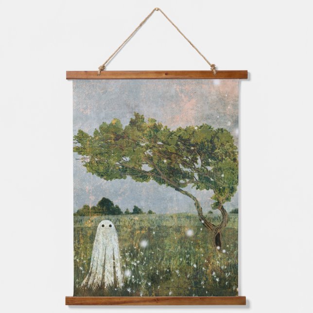 Tapisserie Suspendue Arbre à fleurs (Recto)