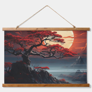 Tapisserie Suspendue Arbre bonsaï