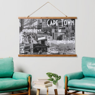Tapisserie Suspendue Architecture Cityscape Monochrome du Cap