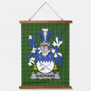 Tapisserie Suspendue Armoiries de la famille Sheppard irlandais Crest