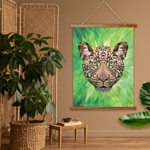 Tapisserie Suspendue Art animalier moderne de la savane africaine repré