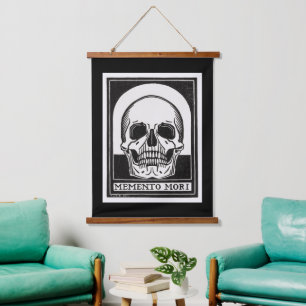 Tapisserie Suspendue Art de crâne Memento Mori