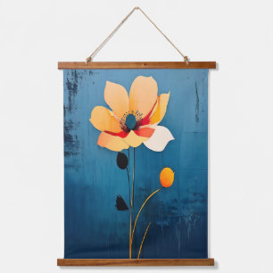 Tapisserie Suspendue Art floral audacieux avec fleur Abstraite