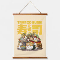 Atelier de sushi Tamago Chats Whimsical