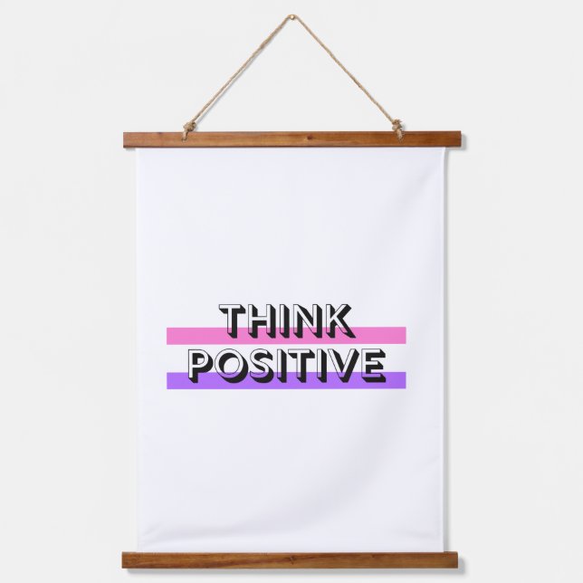 Tapisserie Suspendue attitude positive inspirations citations positives (Recto)