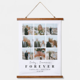 Tapisserie Suspendue Aujourd'hui demain Forever Mariage Photo Tapisseri