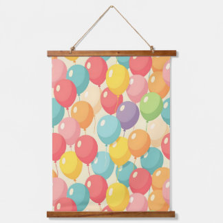 Tapisserie Suspendue Ballons de fête de différentes couleurs
