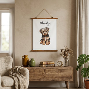 Tapisserie Suspendue BANNière DE PORTRAIT DE CHIEN PERSONNALISÉE - IMPR
