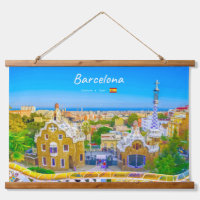 Barcelone, Espagne - Parc Guell Mosaïque Gaudi