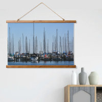 Bateaux à voiles en rang photographique