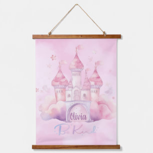 Tapisserie Suspendue Be Kind Palace on the Pink Cloud personnalisable