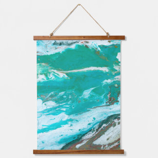 Tapisserie Suspendue Beach House Blue vague abstraite