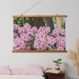 Tapisserie Suspendue Beau Rhododendron Rose Floral