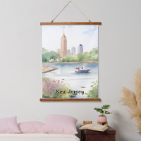 Belle aquarelle du New Jersey