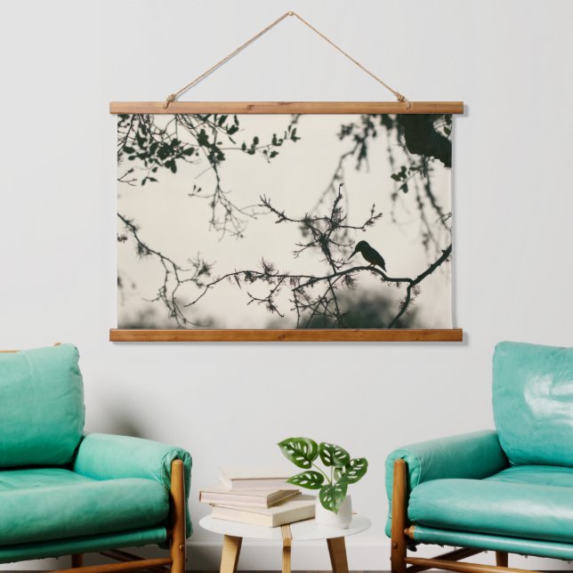 Tapisserie Suspendue Bird Silhouette (Salon)