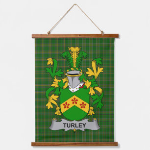 Tapisserie Suspendue Blason de famille Irish Turkey ou MacCurley Cres