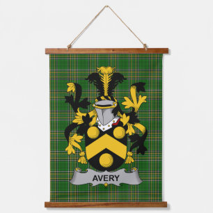 Tapisserie Suspendue Blason de la famille Avery irlandais