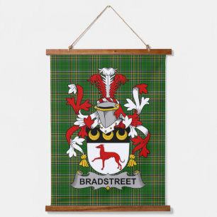 Tapisserie Suspendue Blason de la famille Bradstreet d'Irlande Crête de
