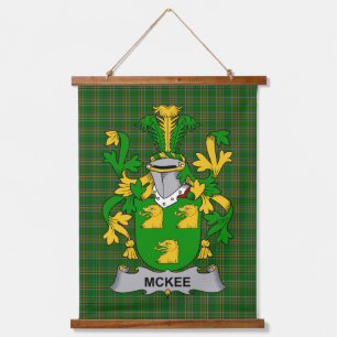 Tapisserie Suspendue Blason de la famille Kee ou McKee d'Irlande