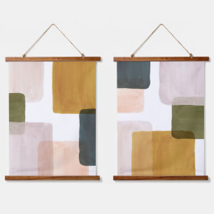 Tapisserie Suspendue blocs de couleur Abstraits