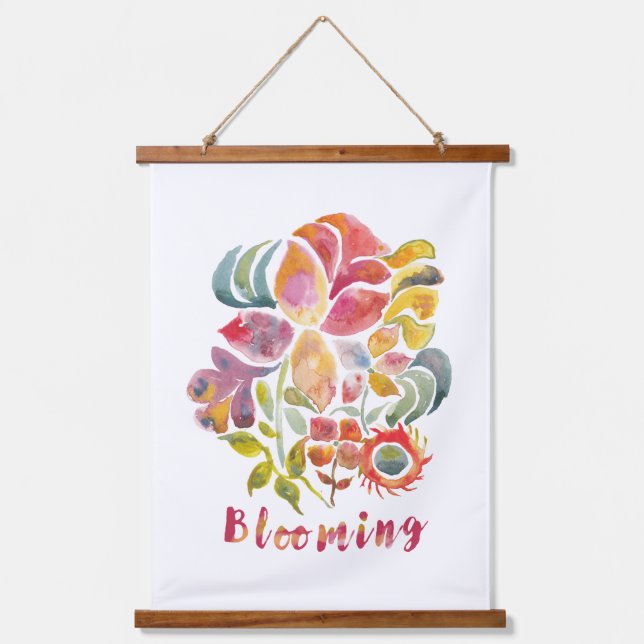 Tapisserie Suspendue Blooming (Recto)
