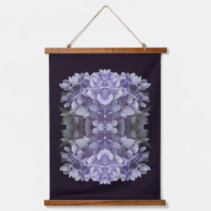 Tapisserie Suspendue Blue Hydrangea Flower Petals Abstrait
