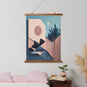 Tapisserie Suspendue Boho 3D moderne minimaliste Art Abstrait