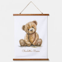Boho Teddy Bear Nursery personnalisée