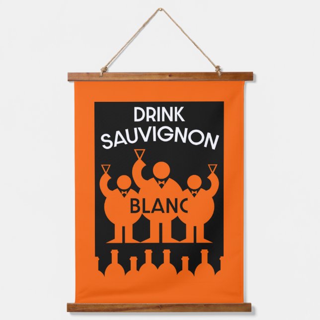 Tapisserie Suspendue Boisson de vin Sauvignon Blanc (Recto)