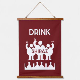 Tapisserie Suspendue Boissons de vins de Shiraz