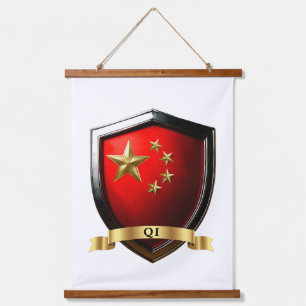 Tapisserie Suspendue Bouclier du patrimoine Qi Chine