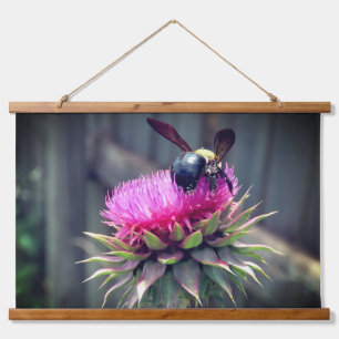 Tapisserie Suspendue Bumblebee sur un chardon