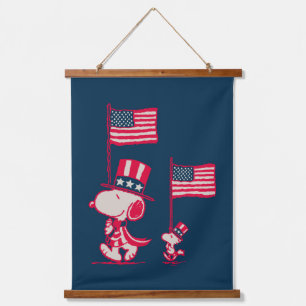Tapisserie Suspendue cacahuètes American Summer Old Glory