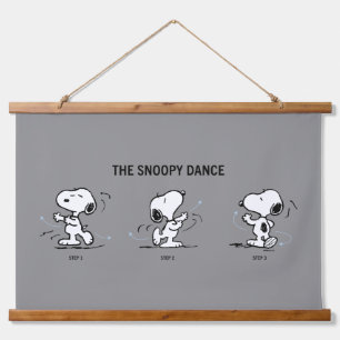 Tapisserie Suspendue cacahuètes La Danse Snoopy