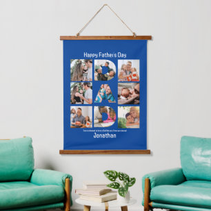 Tapisserie Suspendue Cadeau personnalisé pour papa Fête des pères 9 Pho