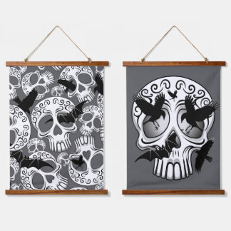 Tapisserie Suspendue Calaveras décoratives Halloween