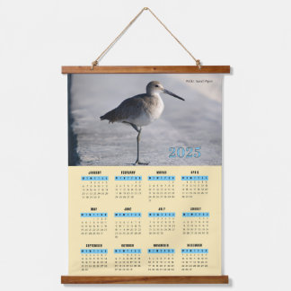 Tapisserie Suspendue Calendrier des murs d'oiseaux de pipette de filet