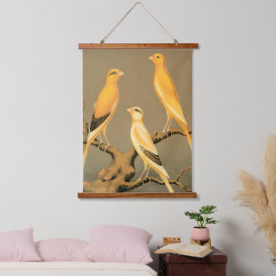 Tapisserie Suspendue Canaris du Yorkshire