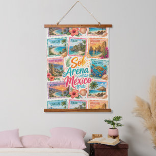 Tapisserie Suspendue Cancun Soleil Sable Mexique Plages Tropicales Beau