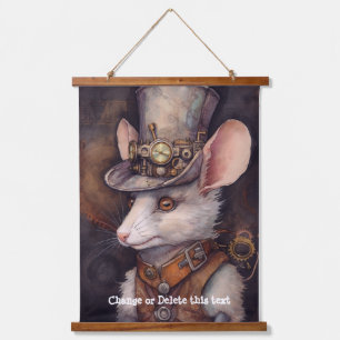 Tapisserie Suspendue Capitaine Souris Steampunk 27