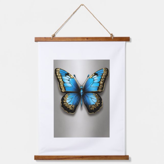 Tapisserie Suspendue Carte d'impression papillon vibrante - Parfait pou (Recto)