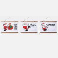 Carton Santas Trois panneaux