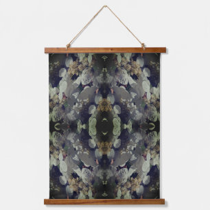 Tapisserie Suspendue Casquette de dentelle blanche Hydrangea Floral Abs